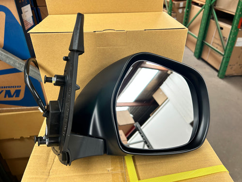 NEW CAR MIRROR REPLACEMENT FOR HIACE 1/14-19 W/O BLINKER ELECTRIC BLACK RH+LH  TY620844LH/RH