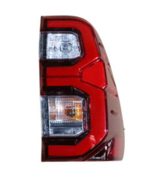 Nakkaa Right Inner Tail Light For 2020-2022 Toyota Highlander – Halogen, Chrome Housing